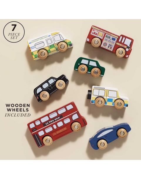 London Toy Car Set - 7 Piece