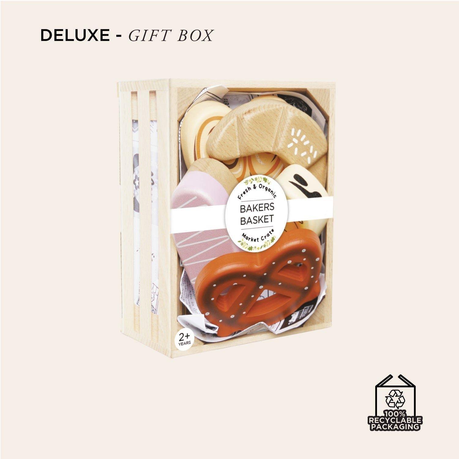 Bakery & Patisserie Wooden Market Crate - 6 Piece image number 3