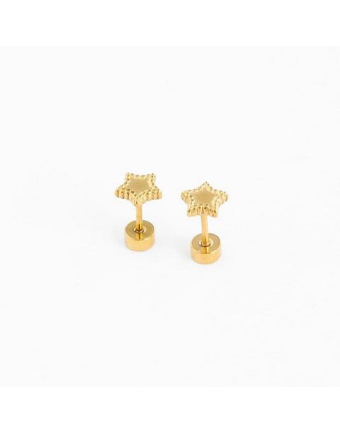 Beaded Star Earring