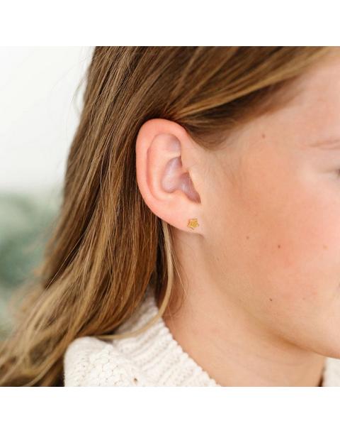 Beaded Star Earring