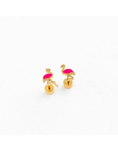 Flamingo Stud Earring