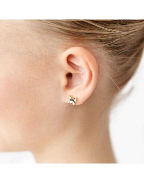 Frenchie Stud Earring