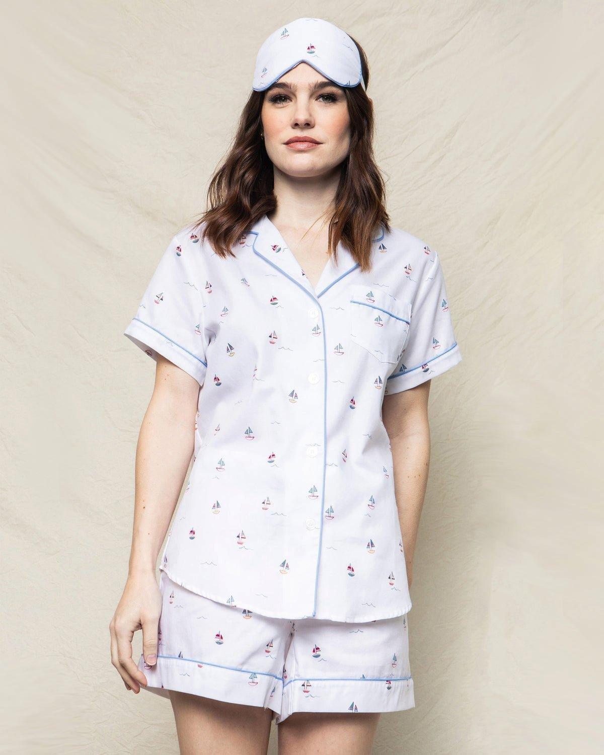 Women's Short Pajama Set in Bateau image number 1