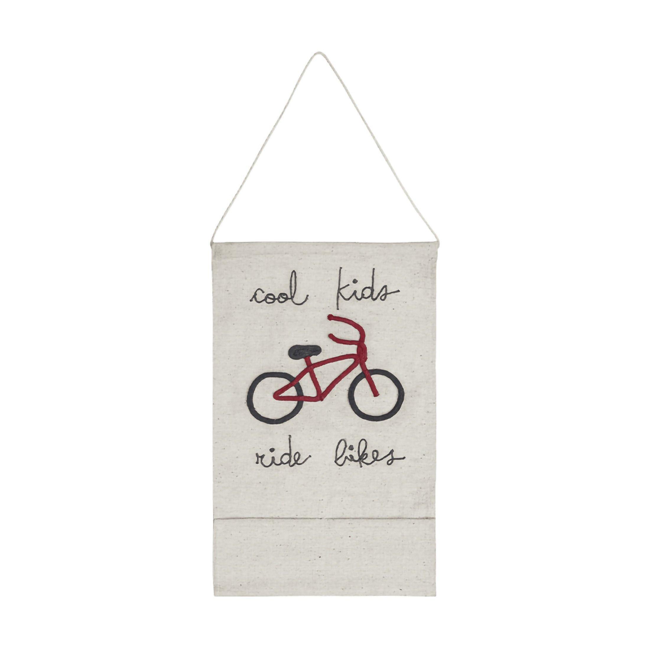 Wall Pocket Hanger Cool Kids Ride Bikes