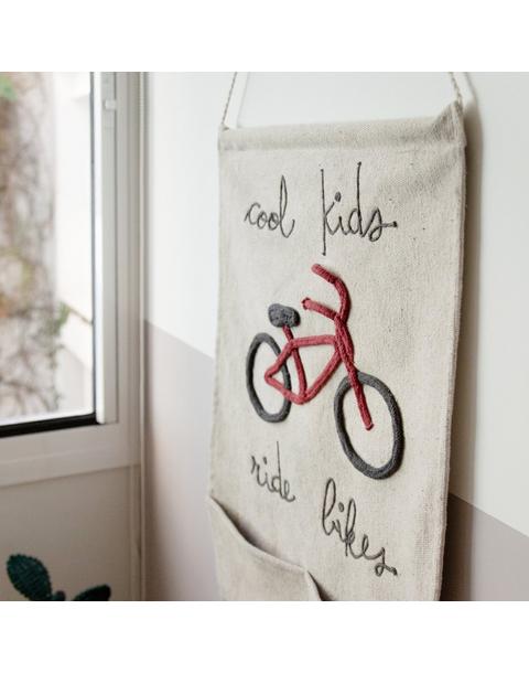 Wall Pocket Hanger Cool Kids Ride Bikes