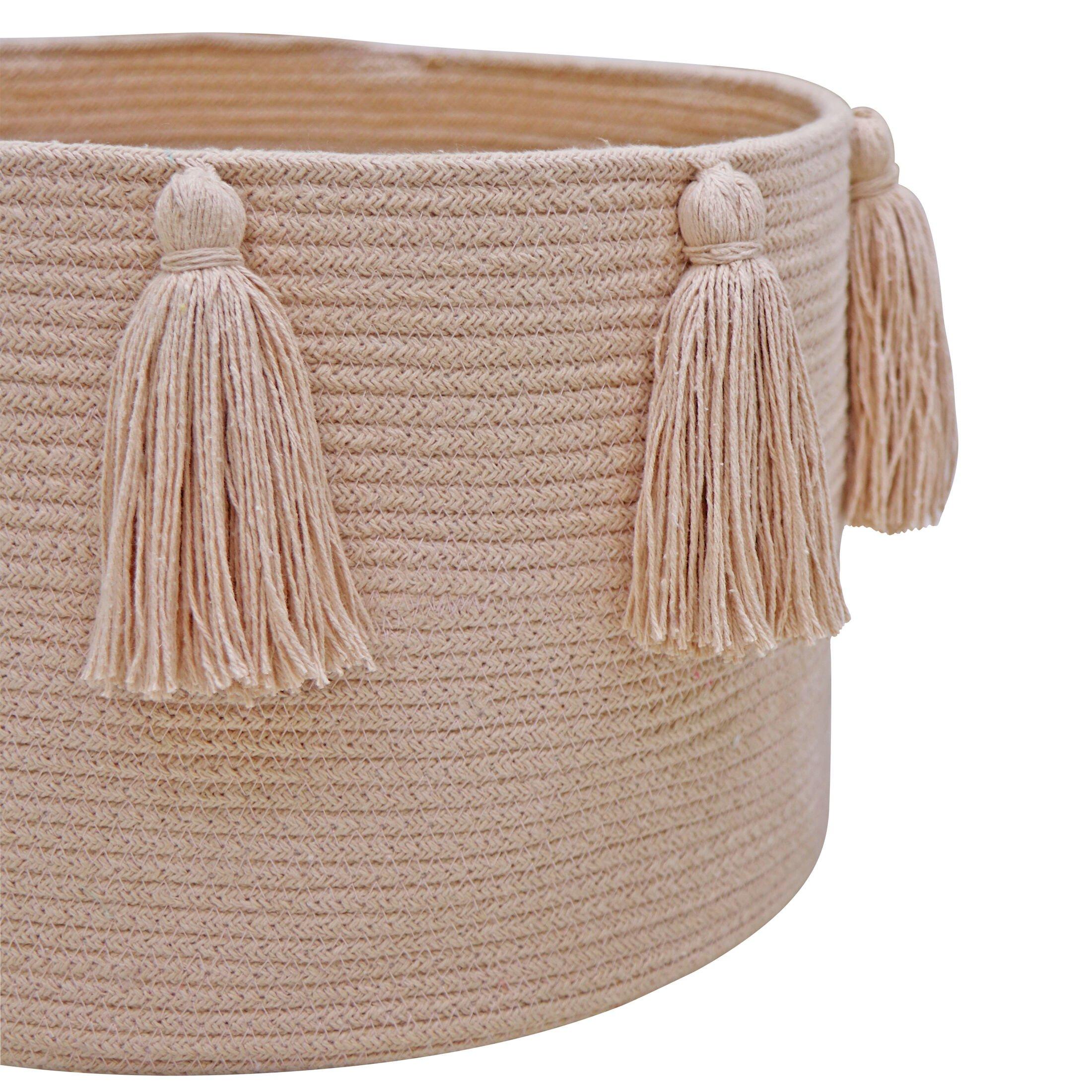 Basket New Tassels Rose image number 1