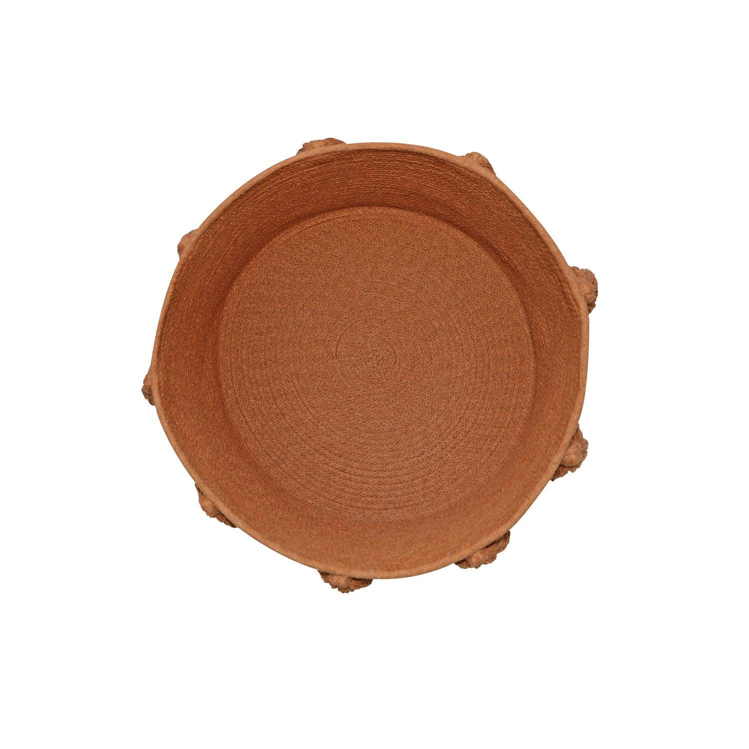 Basket New Tassels Chestnut image number 2