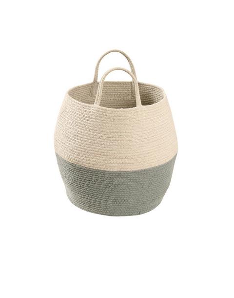 Basket Zoco Vintage Blue-Natural