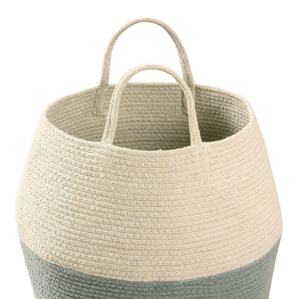 Basket Zoco Vintage Blue-Natural image number 2