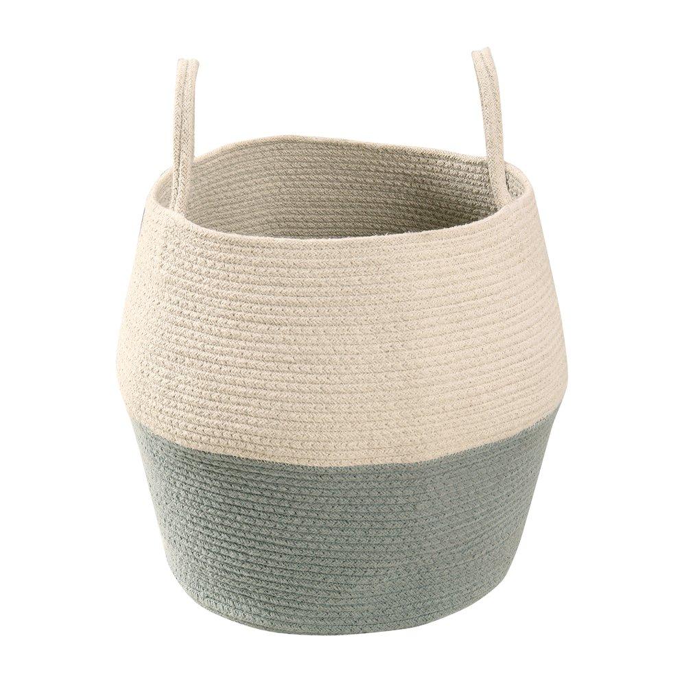 Basket Zoco Vintage Blue-Natural image number 3