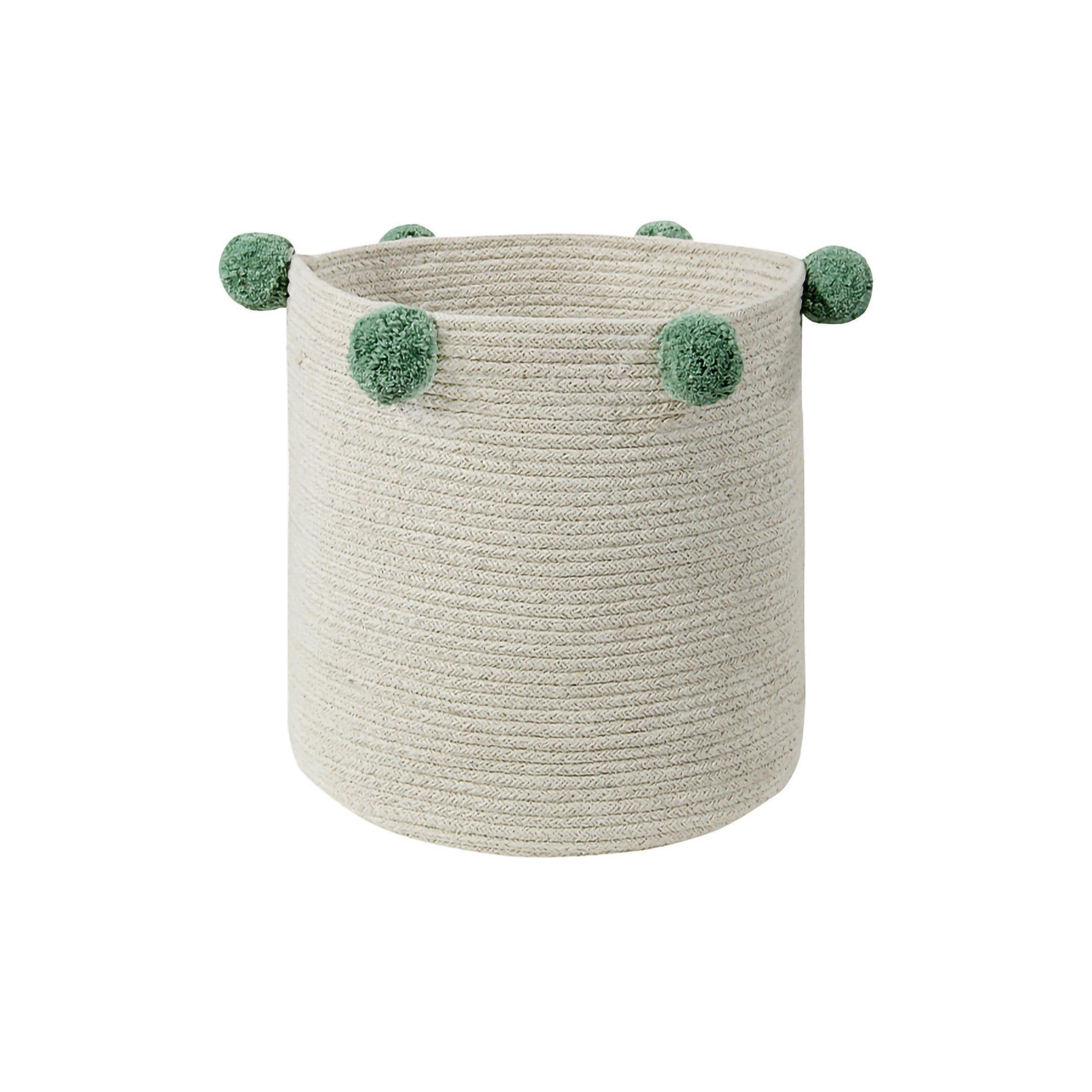Basket Bubbly  Natural-Green