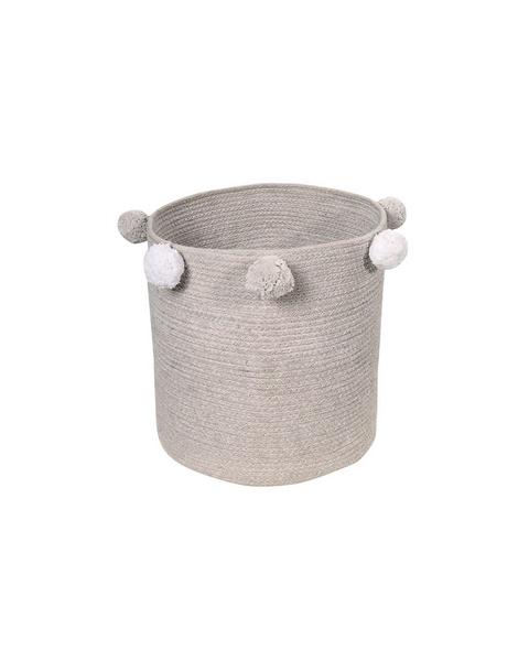 Baby Basket Bubbly Grey
