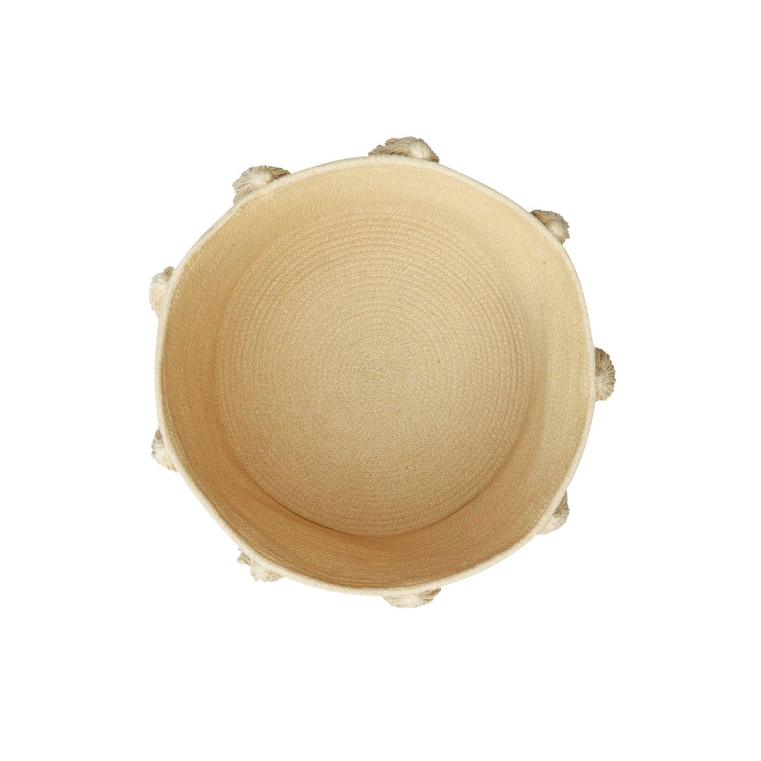 Basket New Tassels Honey image number 2