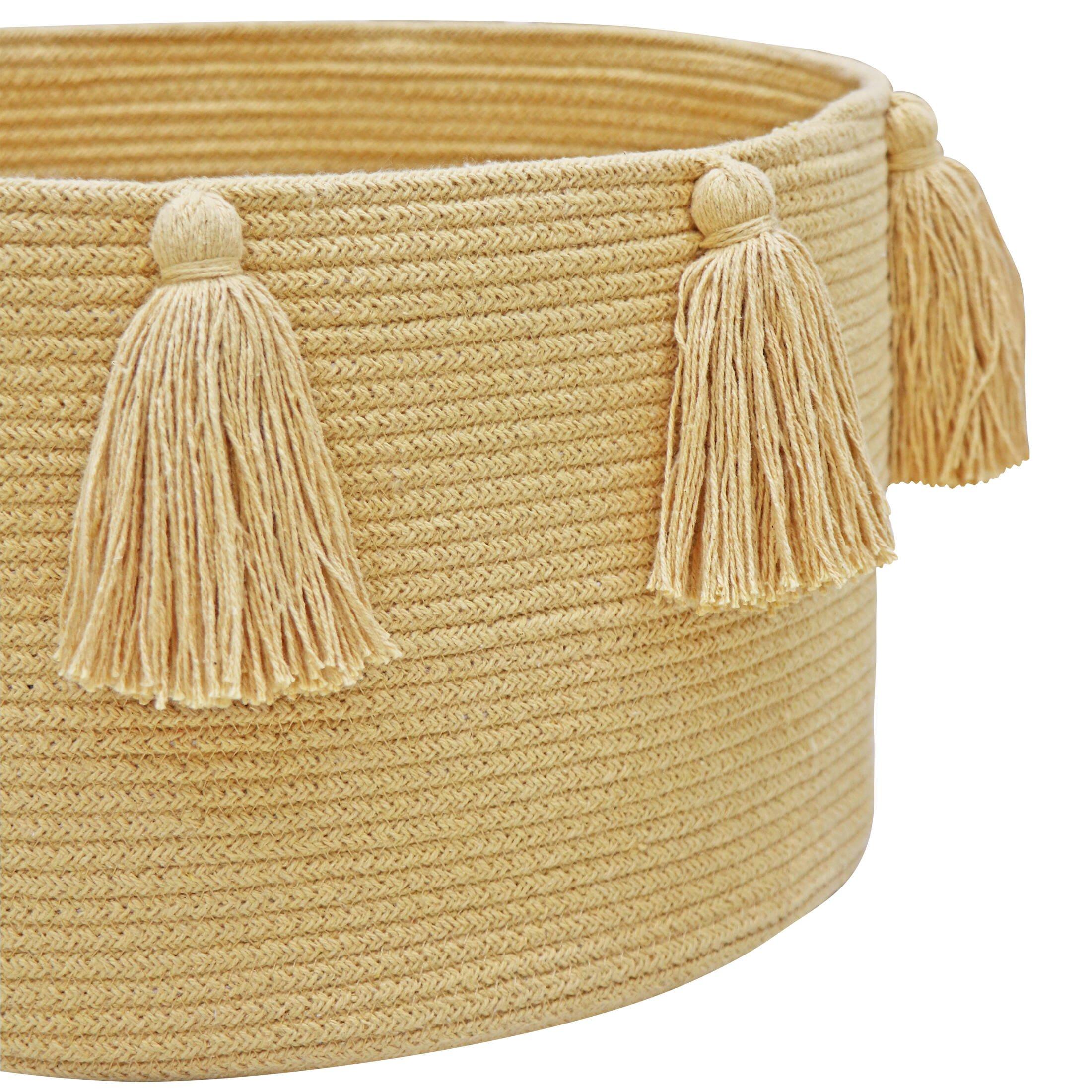 Basket New Tassels Honey image number 1