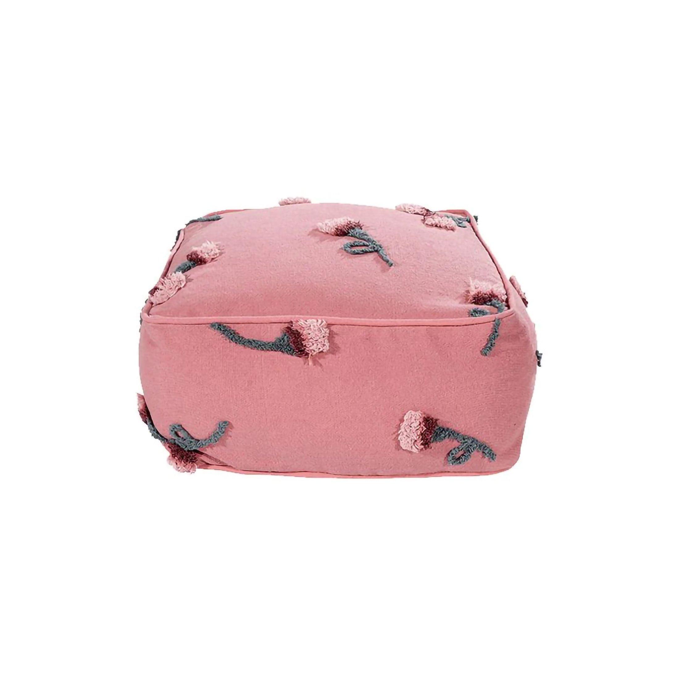 Pouf English Garden Ash Rose