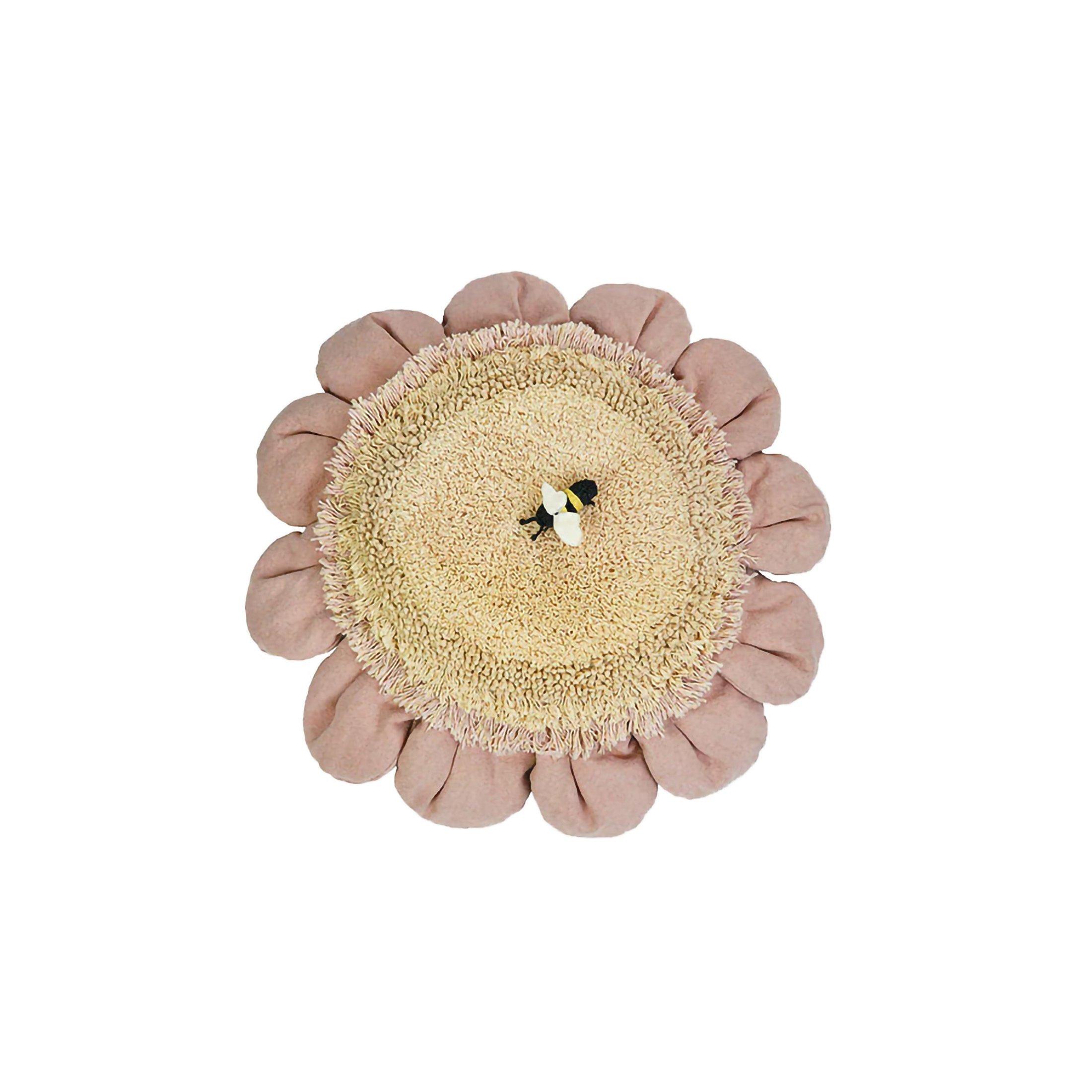 Floor Cushion Pink Daisy