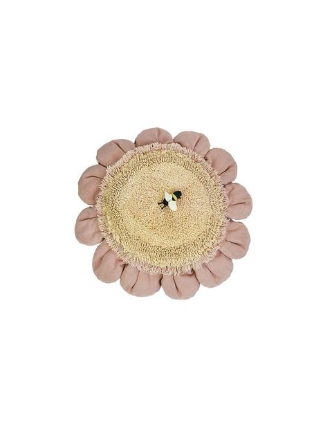 Floor Cushion Pink Daisy