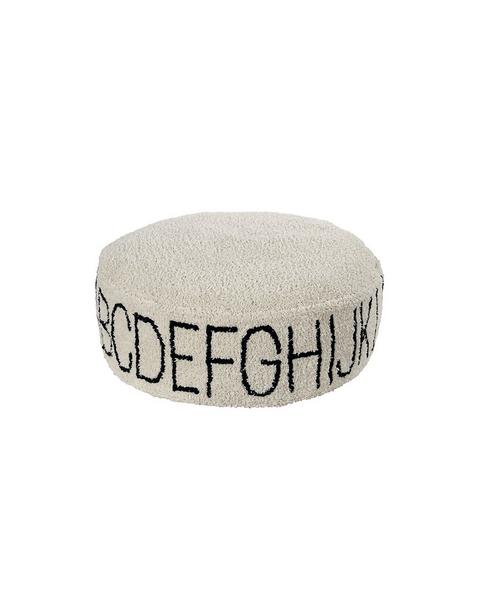 Pouf ABC Natural - Black