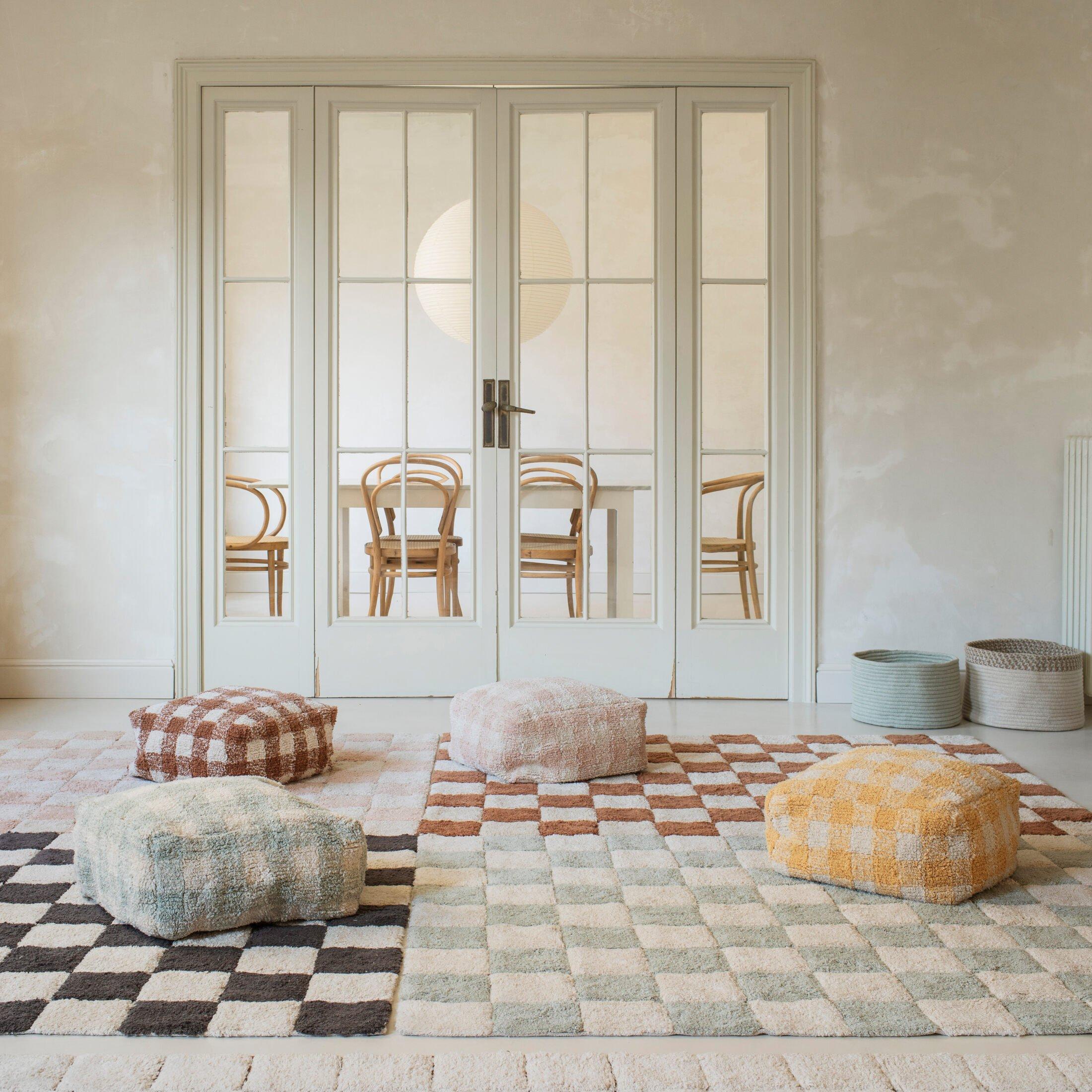Pouf Vichy Blue Sage image number 2