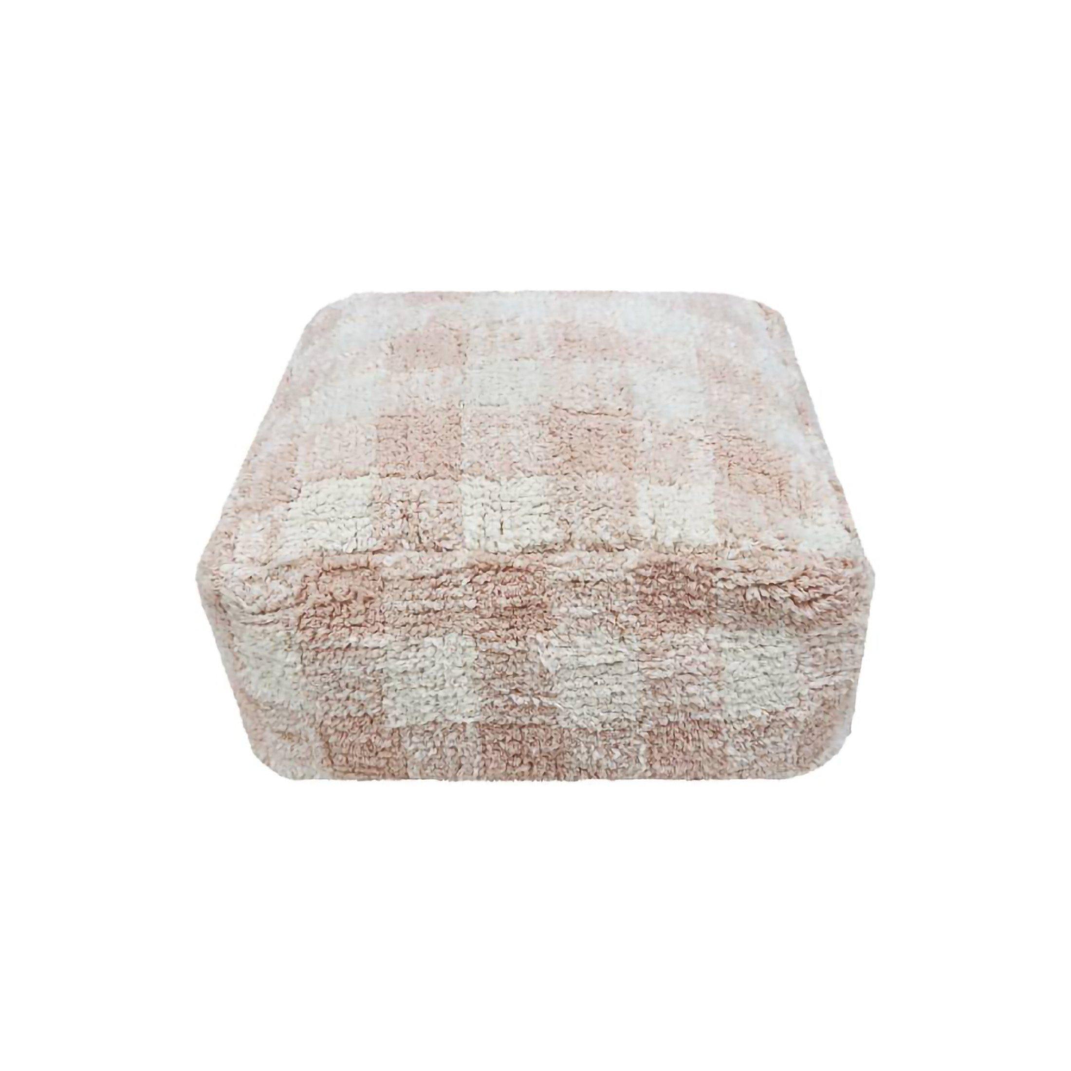 Pouf Vichy Rose