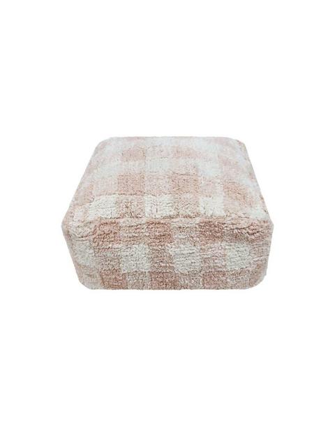 Pouf Vichy Rose