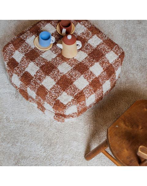 Pouf Vichy Toffee