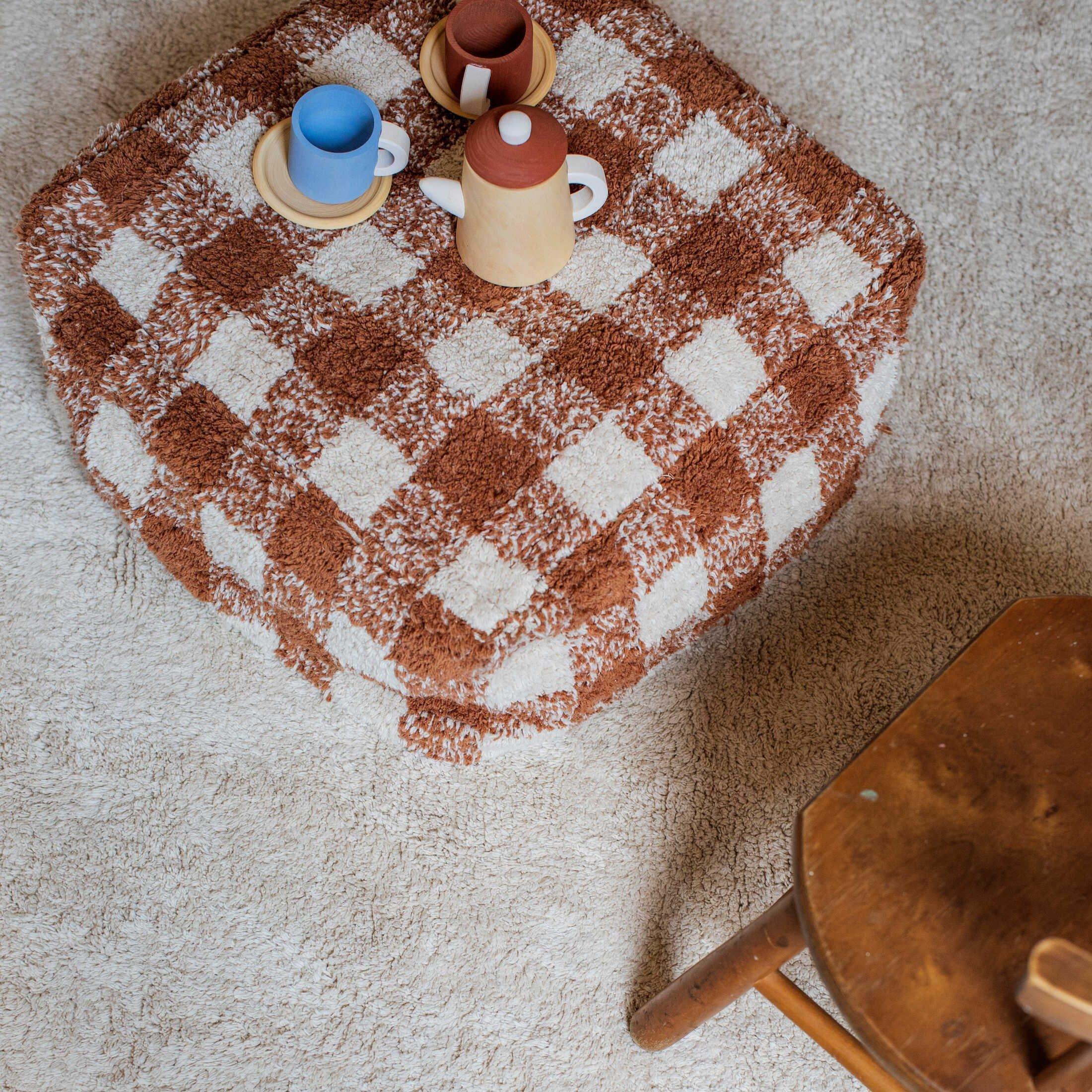 Pouf Vichy Toffee image number 1