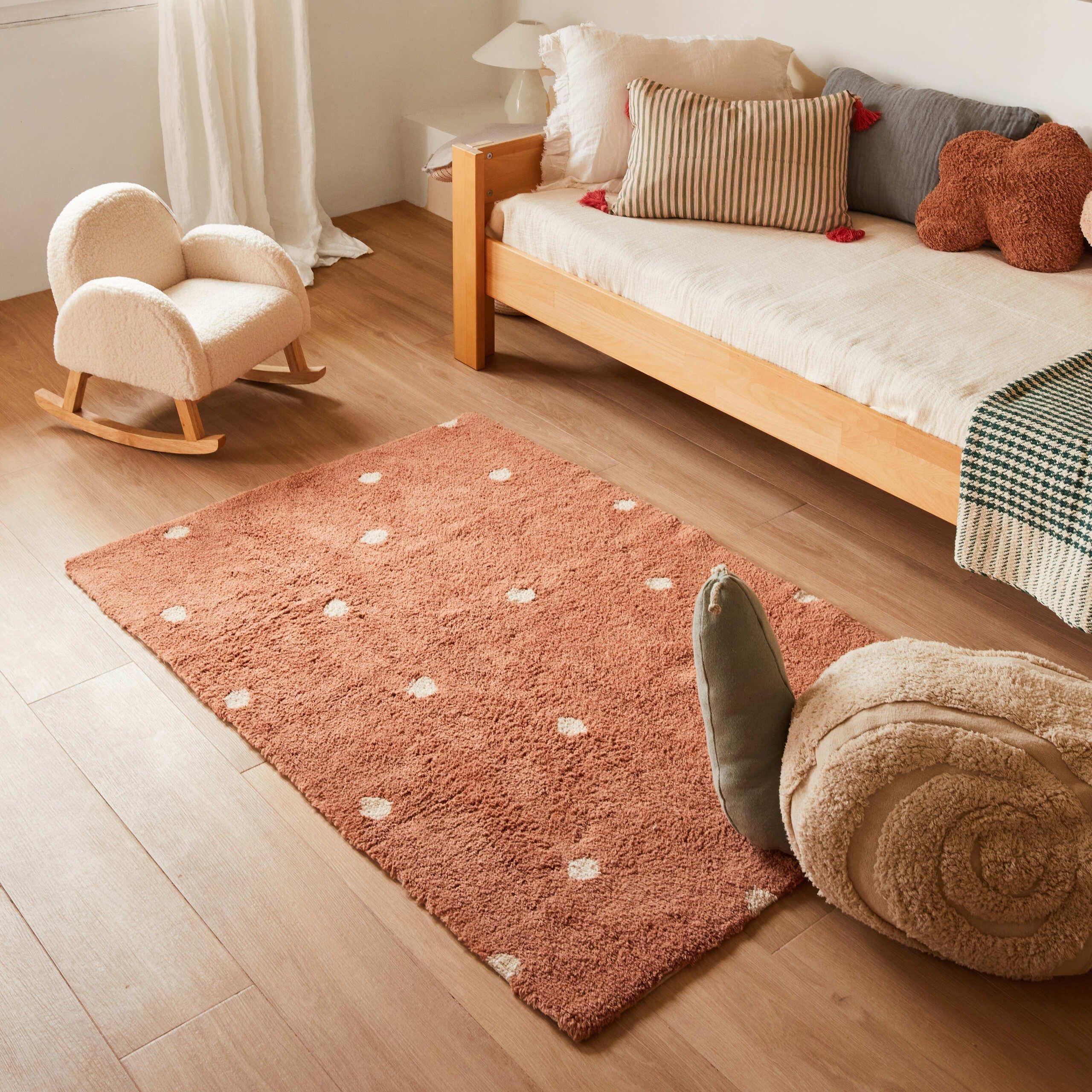 Washable Rug Mini Dot Chestnut image number 1