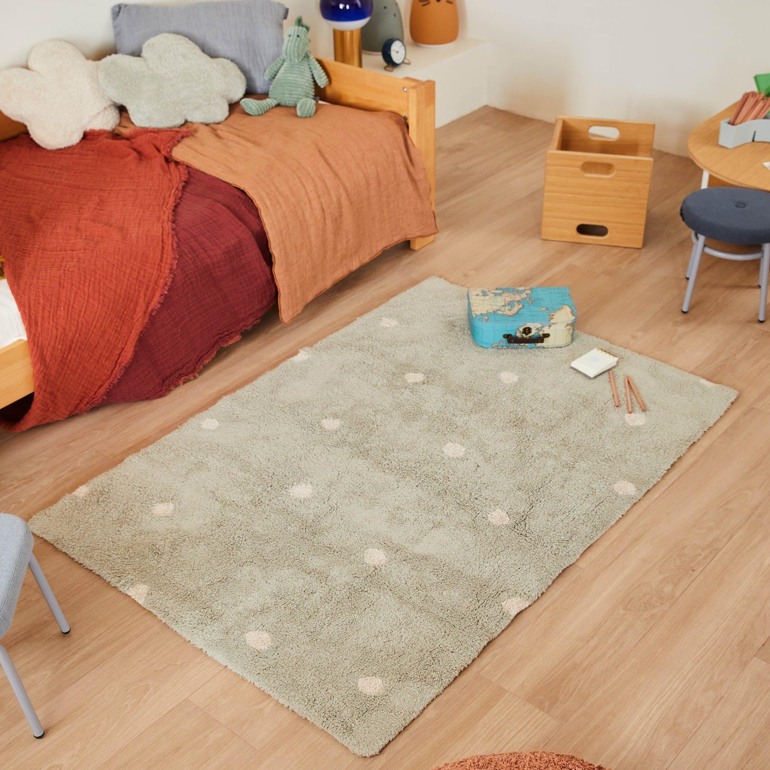 Washable Rug Mini Dot Blue Sage image number 1