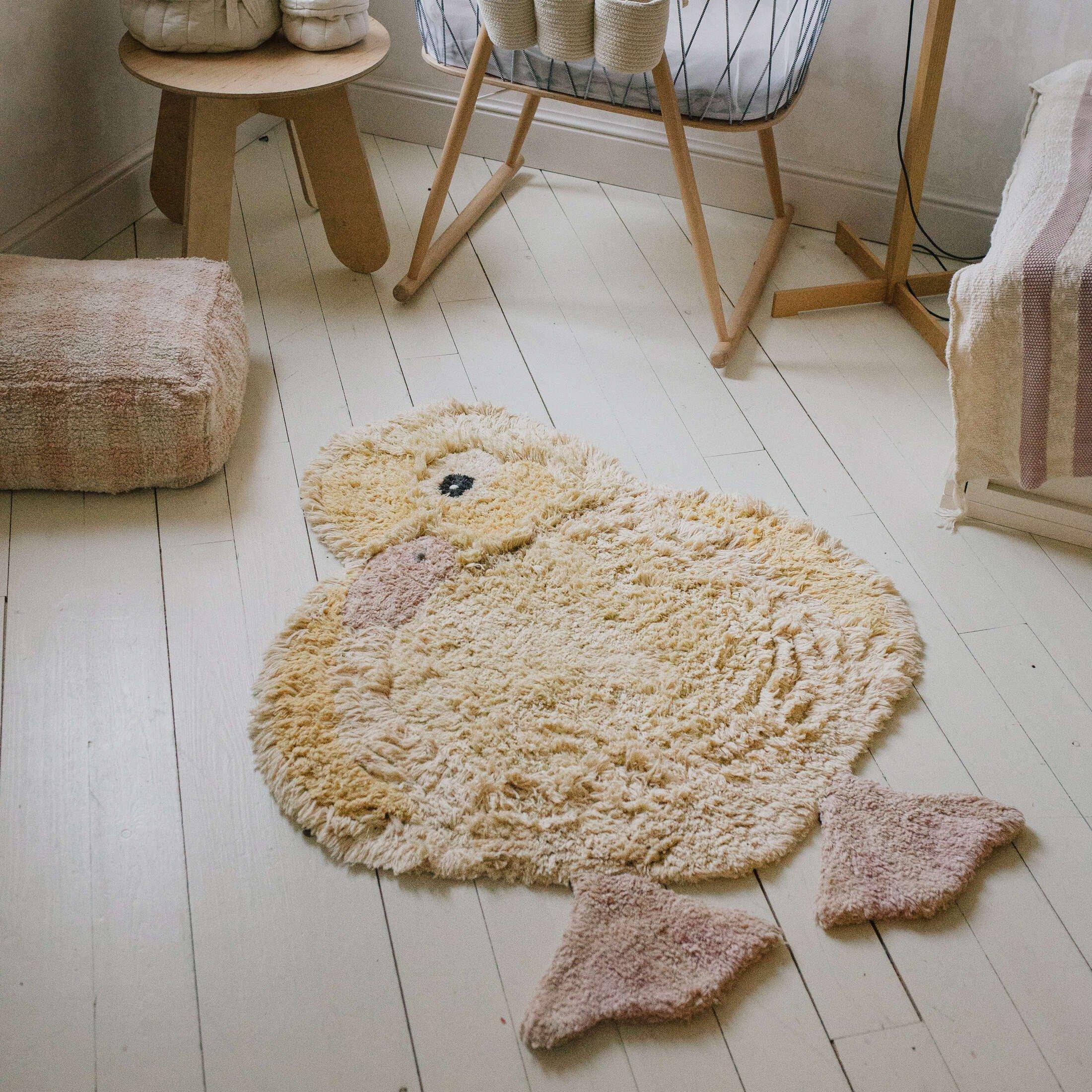 Washable Animal Rug Ducky image number 1