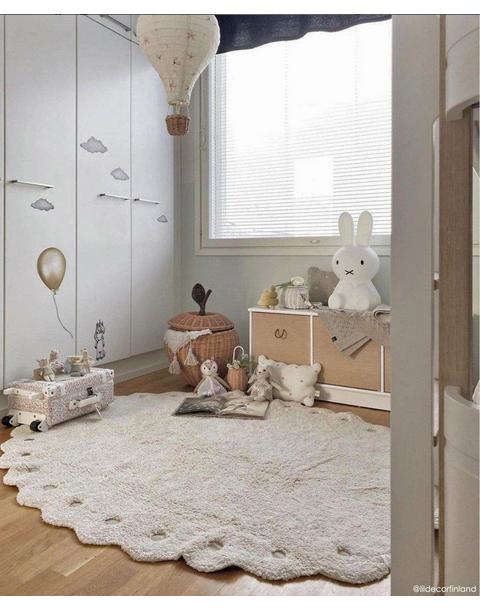 Washable Rug Pinecone Ivory