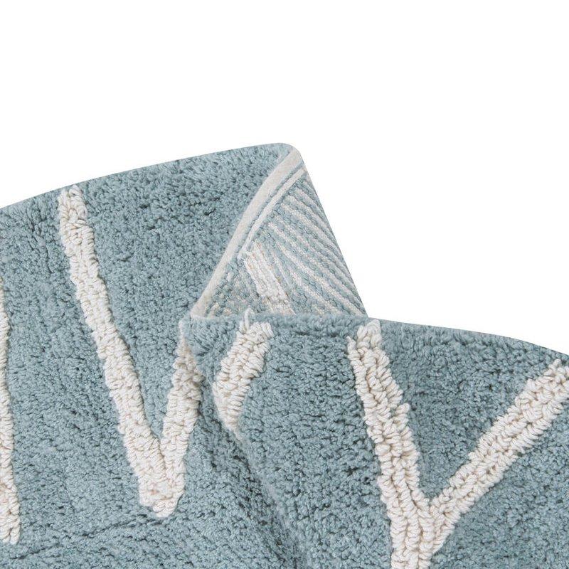 Washable Rug ABC Natural Vintage Blue image number 2