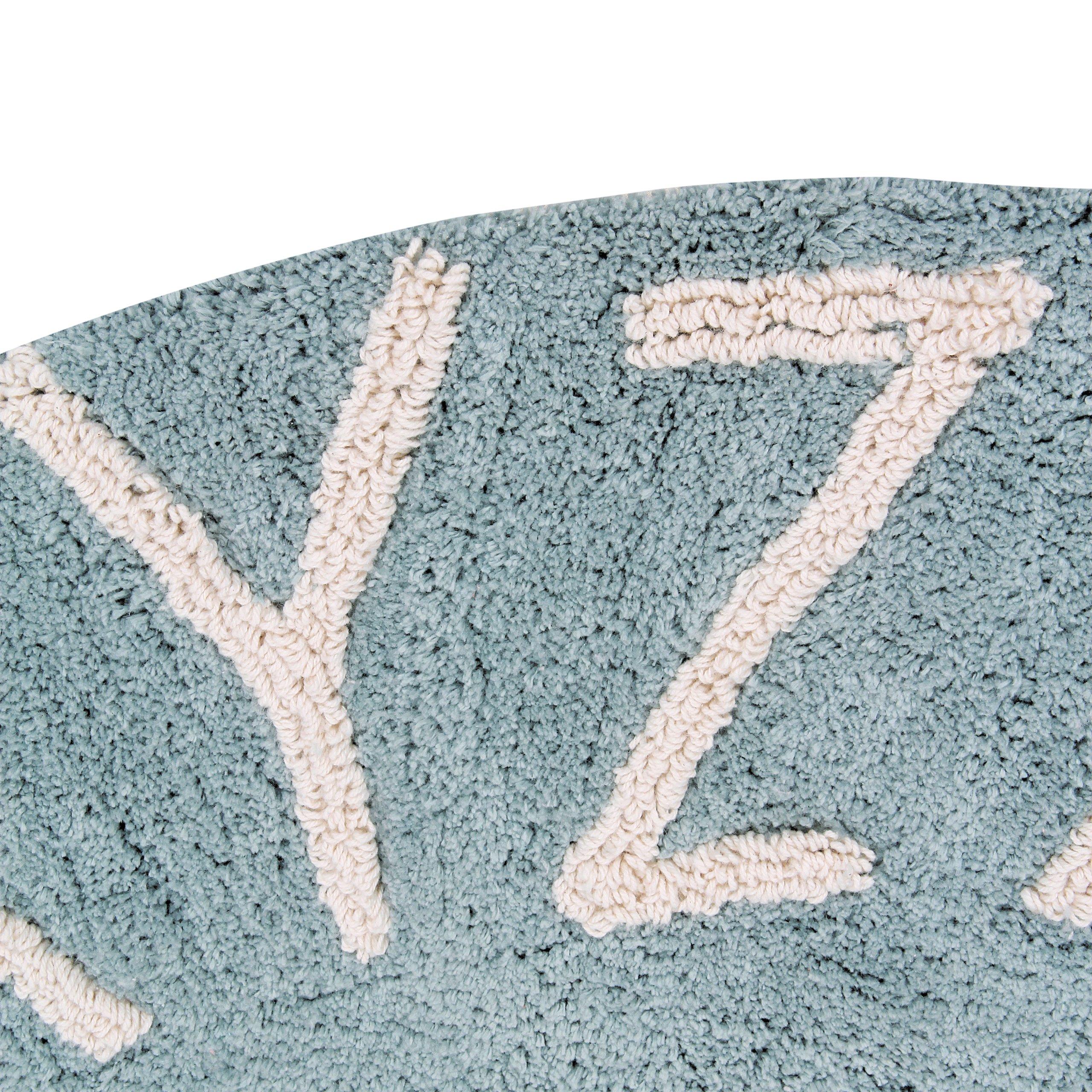 Washable Rug ABC Natural Vintage Blue image number 3