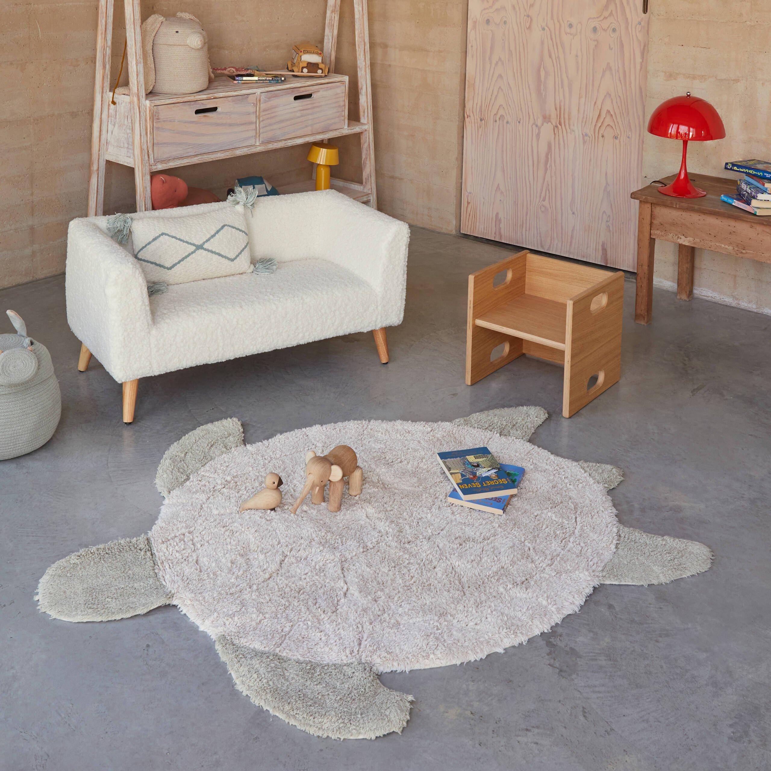 Washable Rug Sea Turtle image number 1