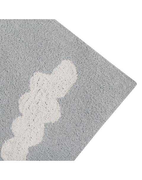 Washable Rugs Clouds Grey