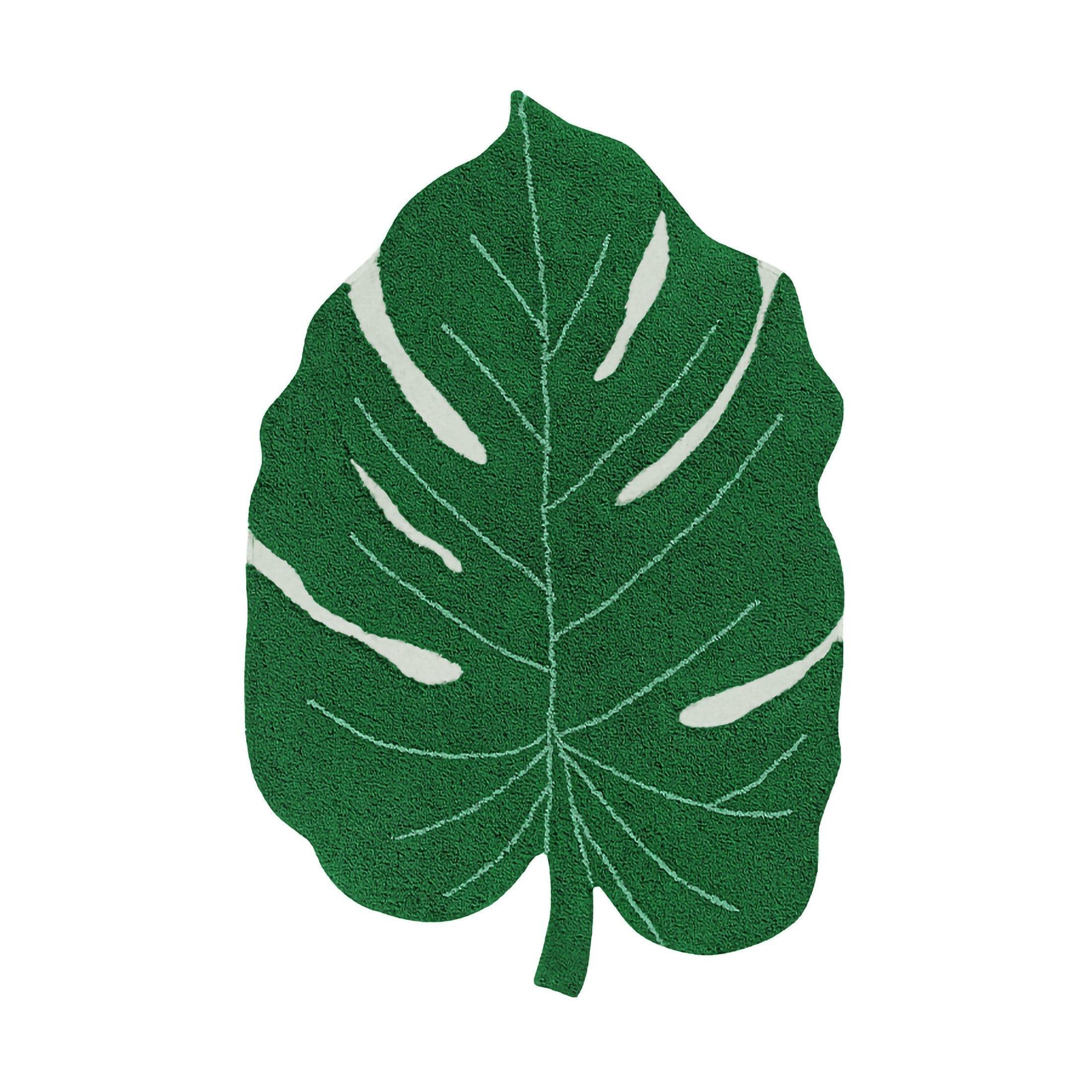 Washable Rug Monstera Leaf