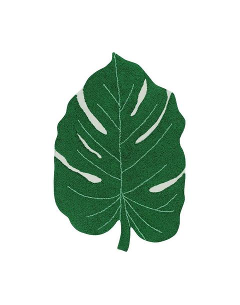 Washable Rug Monstera Leaf