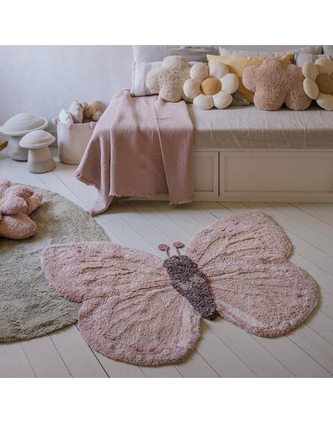 Washable Animal Rug Baby Butterfly