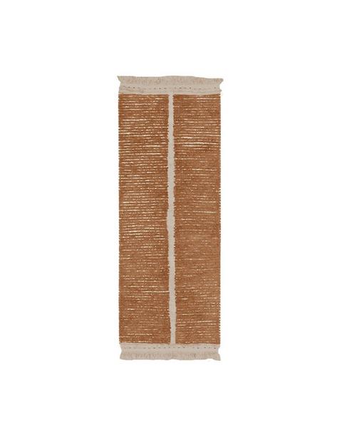 Reversible Washable Runner Rug Duetto Toffee