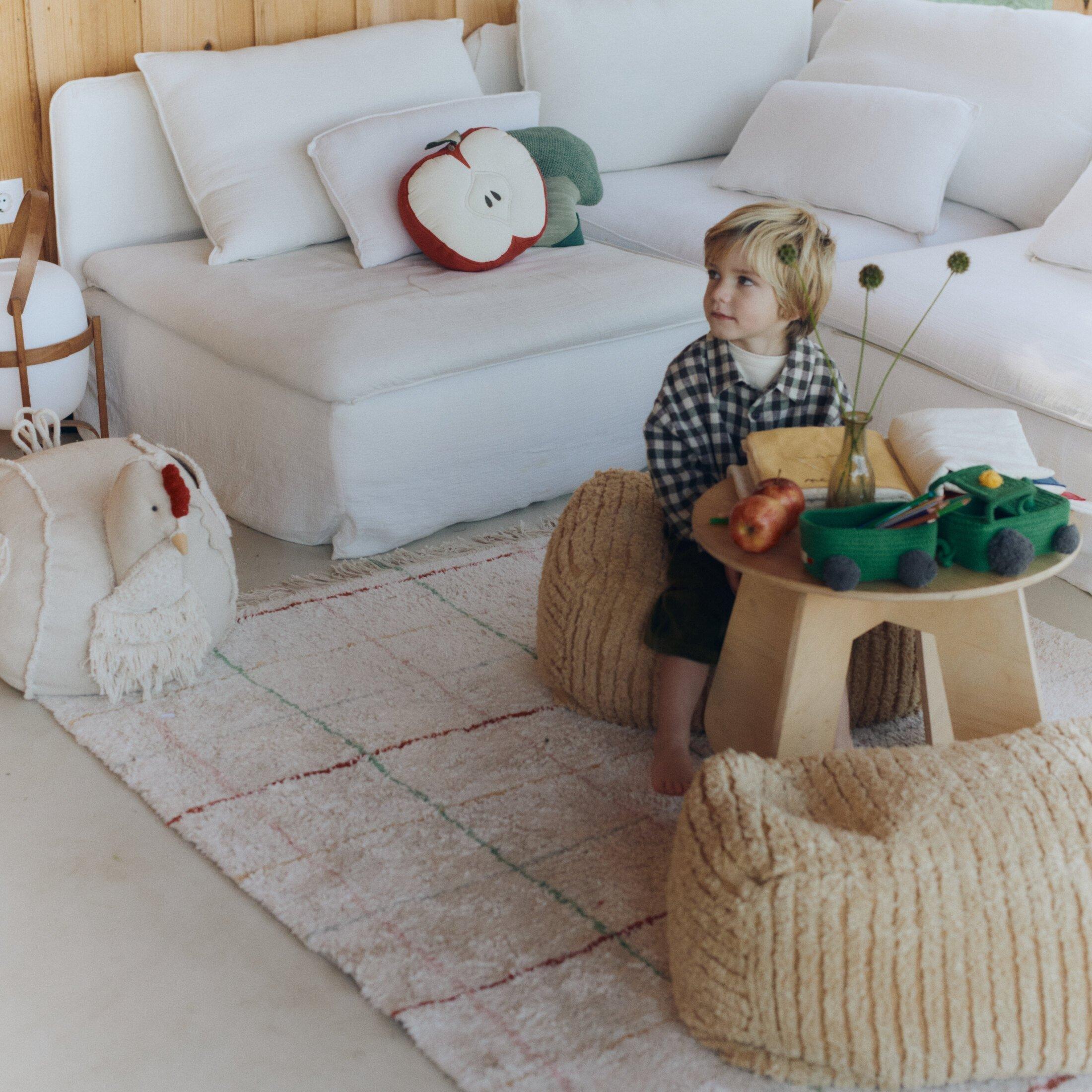 Washable Rug Color Lines image number 1