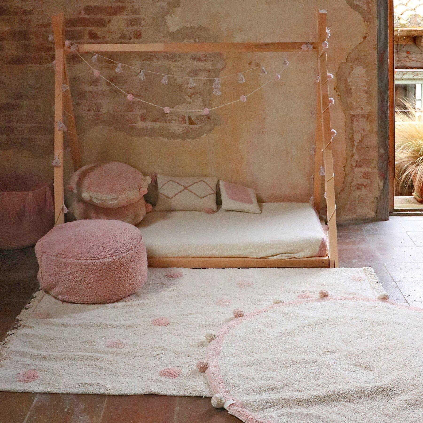 Washable Rug Hippy Dots Vintage Nude image number 1