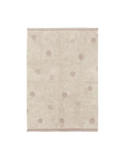 Washable Rug Hippy Dots Vintage Nude