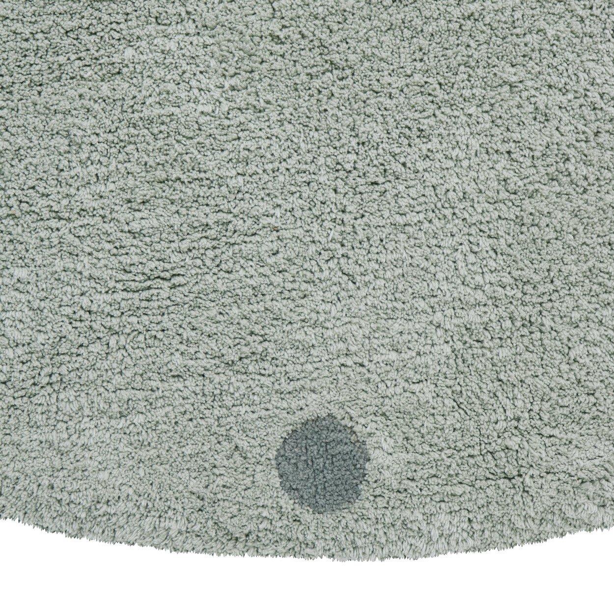 Washable Rug Round Dot  Blue Sage image number 2