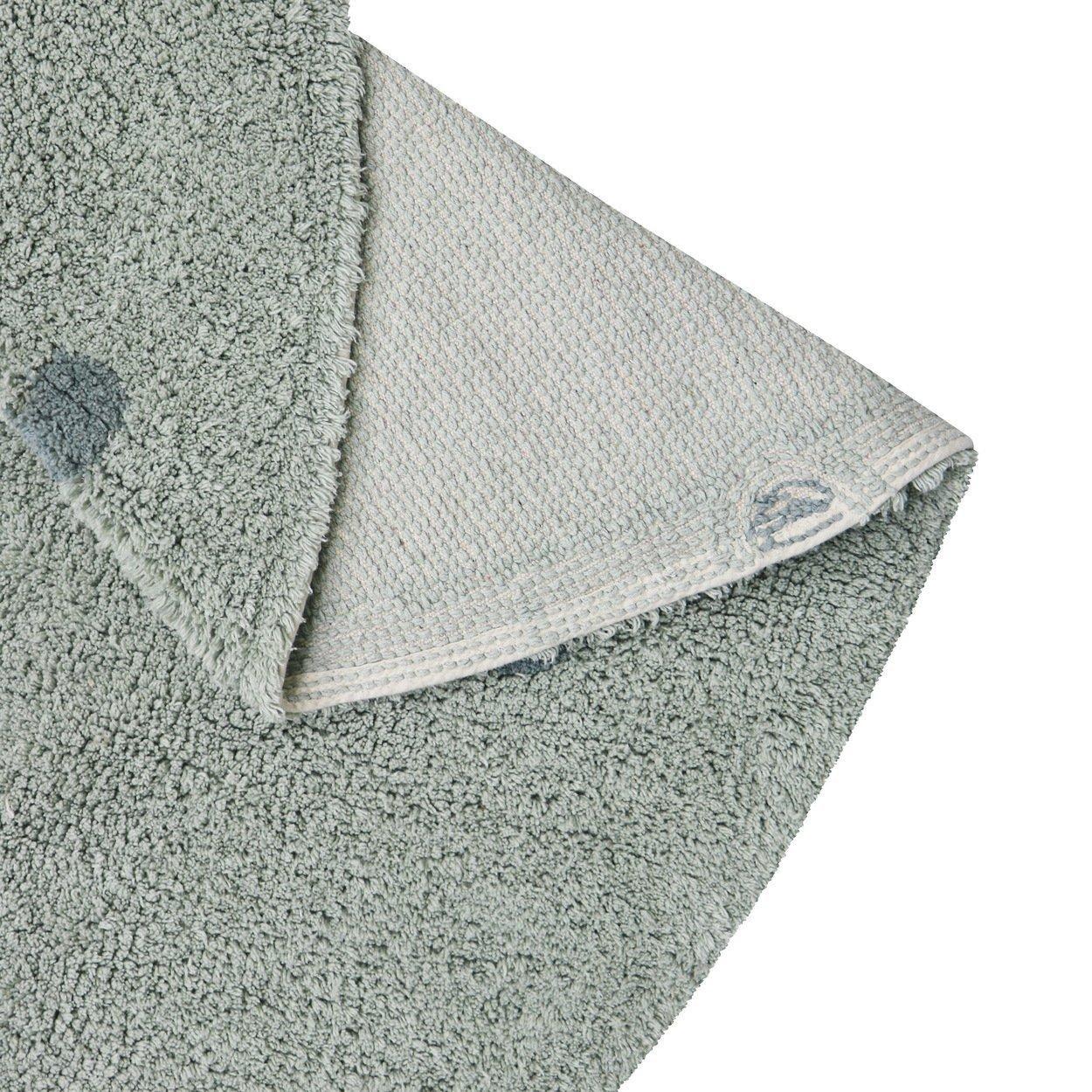 Washable Rug Round Dot  Blue Sage image number 3