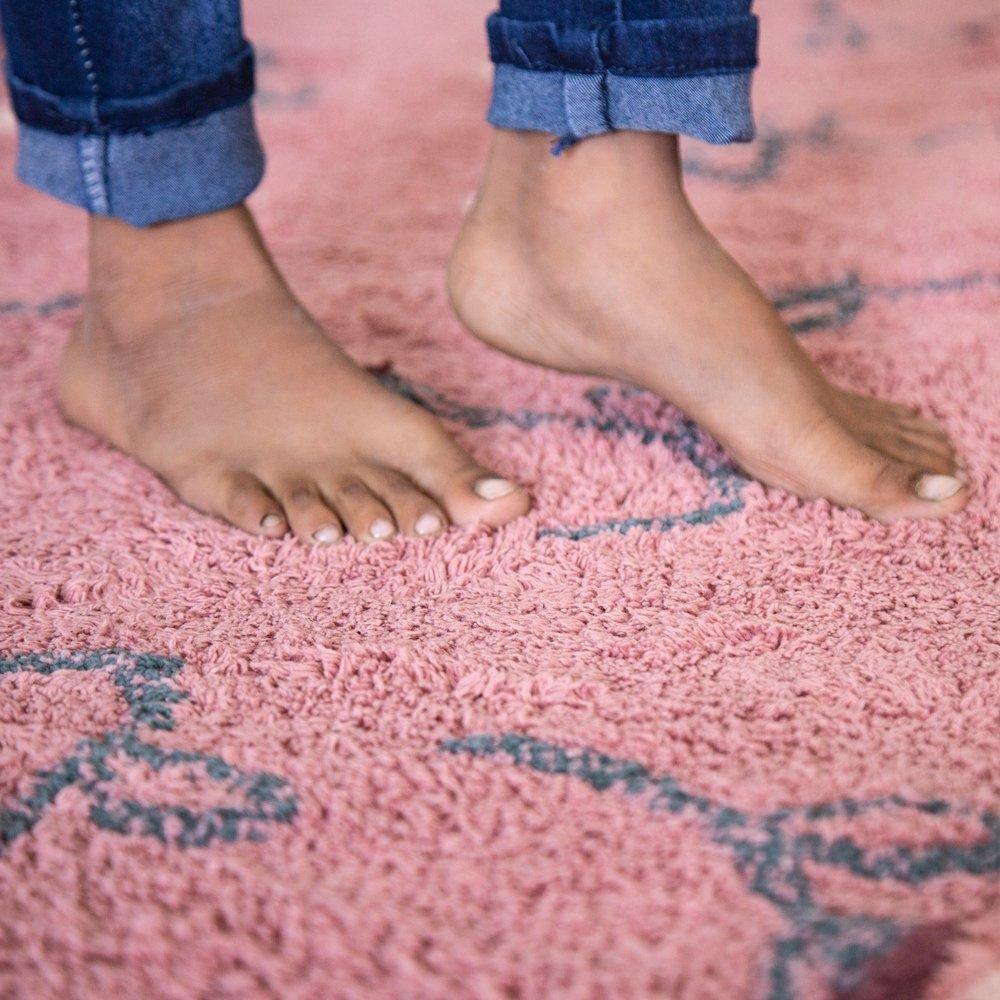 Washable Rug English Garden Ash Rose image number 1