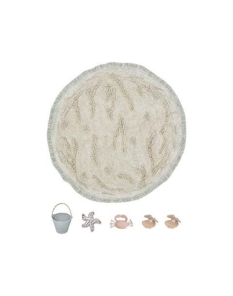 Washable Play Rug Island