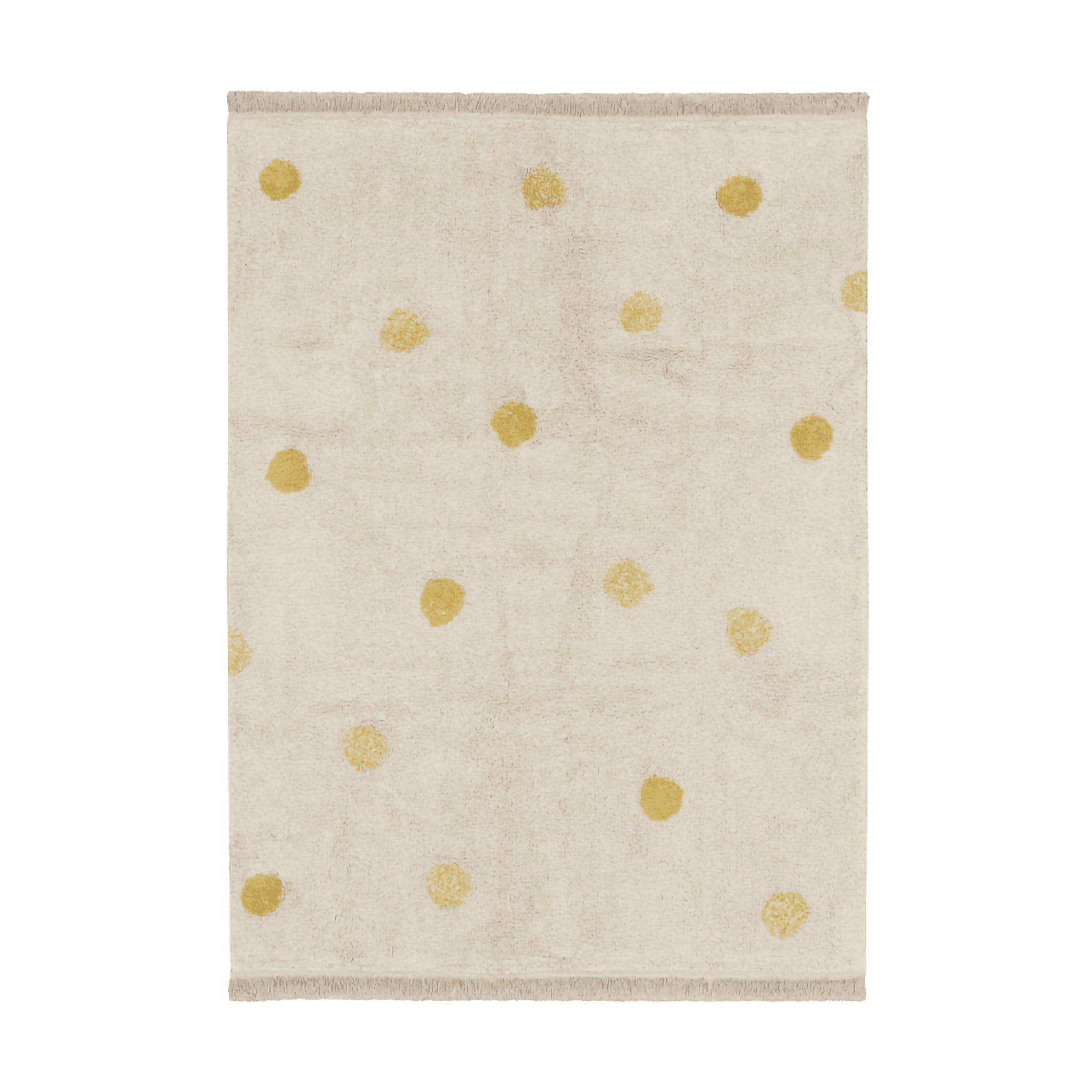 Washable Rug Hippy Dots Honey