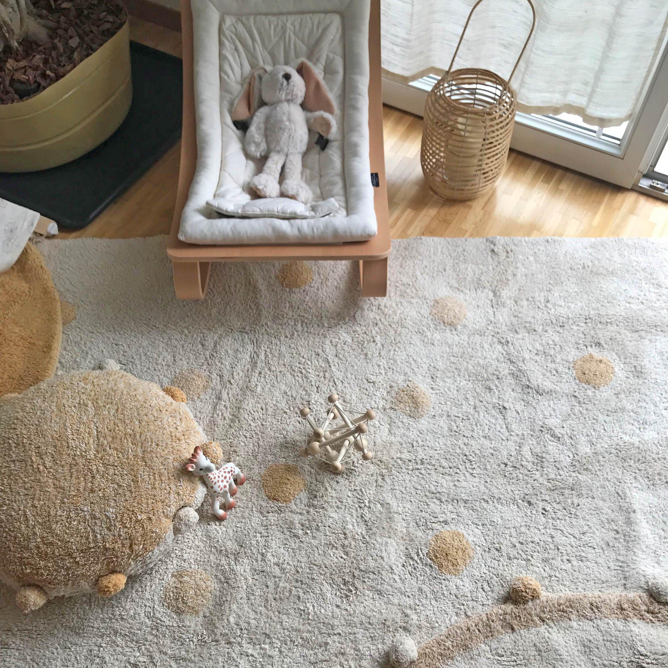 Washable Rug Hippy Dots Honey image number 2