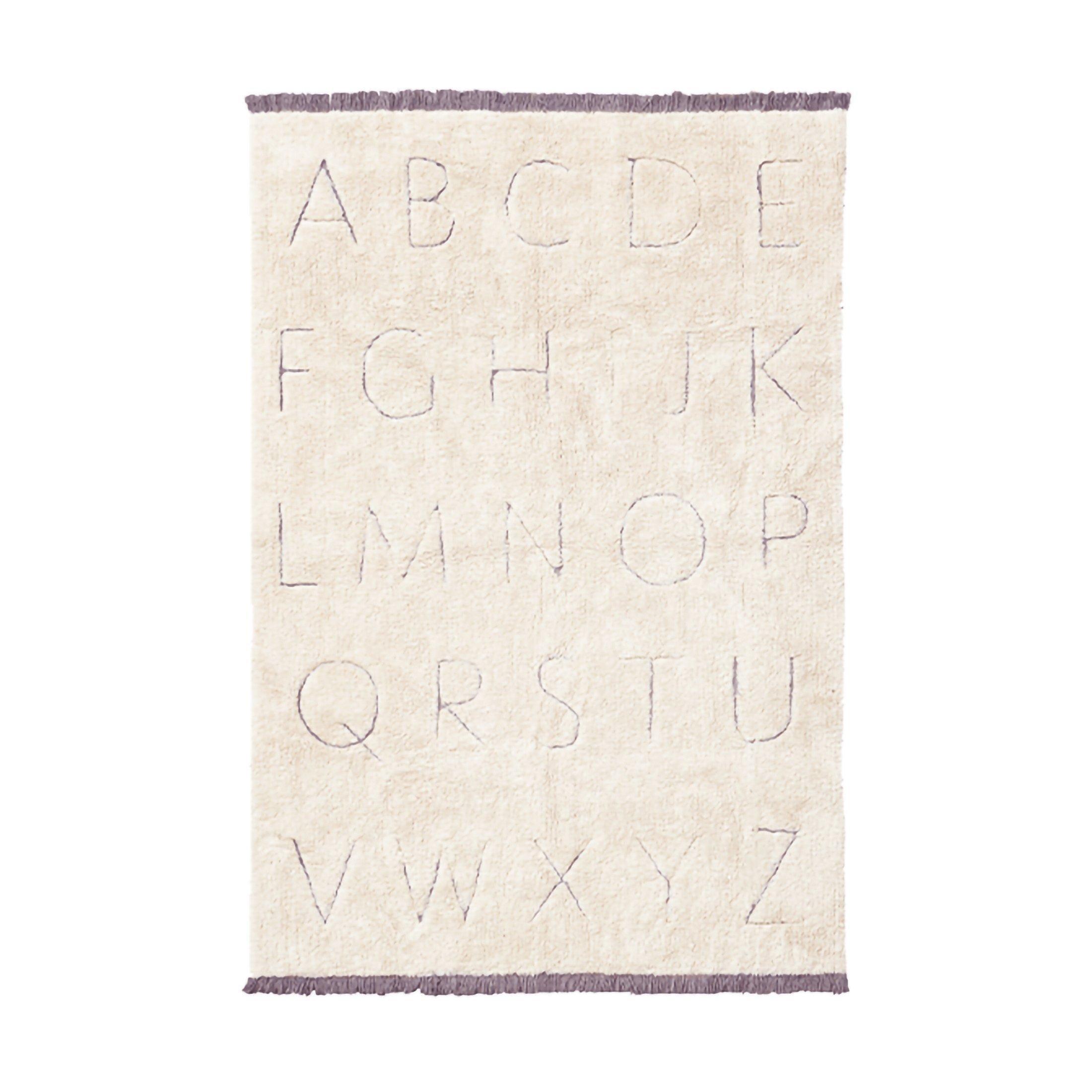 RugCycled Washable Rug ABC