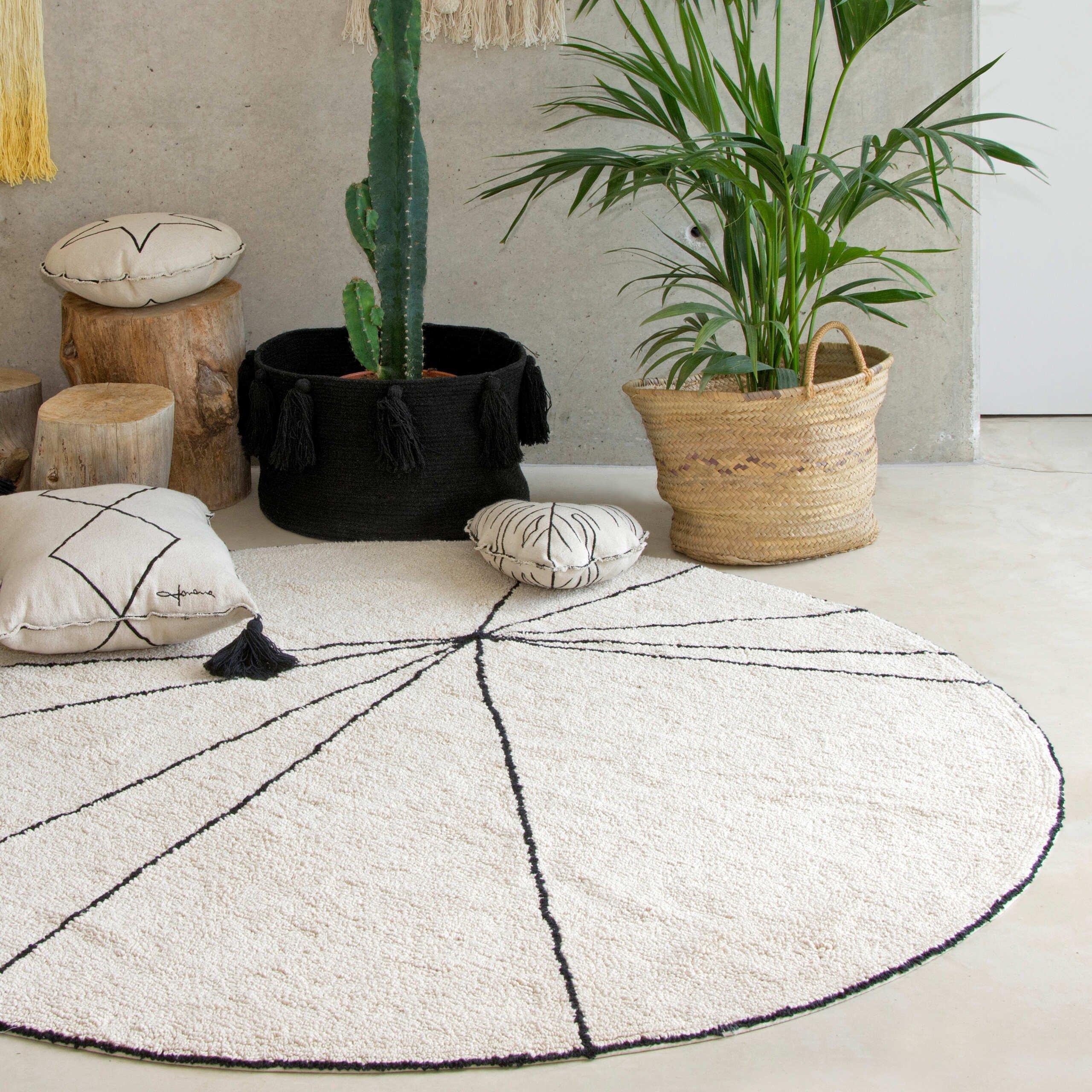 Washable Rug Trace Beige image number 3
